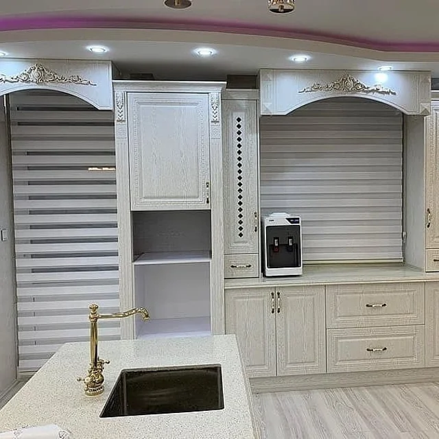پرده زبرا کوتاه و بلند